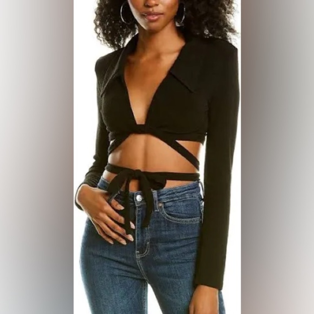 Knit Wrap top